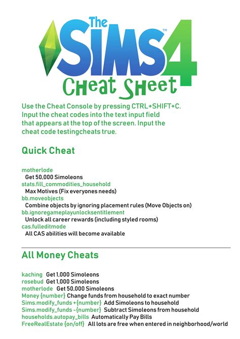 sims 4 promote cheat.